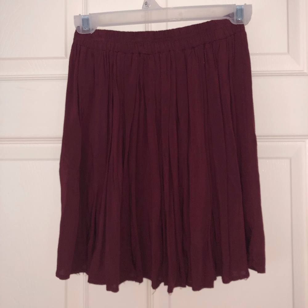 Burgundy Brandy skirt